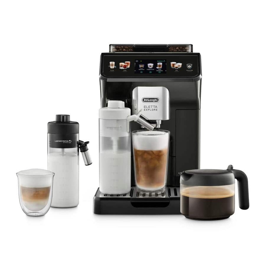 De'Longhi Eletta Explore ECAM452.57.G Coffee Machine, Cold Brew