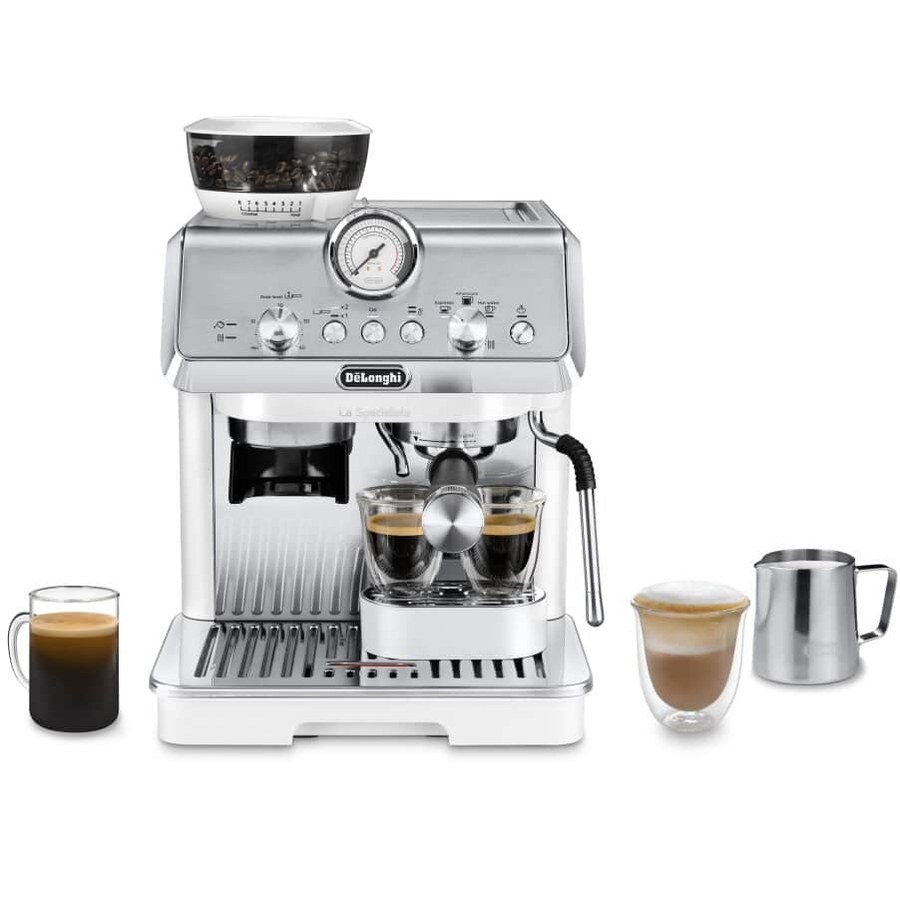 De'Longhi La Specialista Arte EC9155.W Espresso Machine, portafilter, white