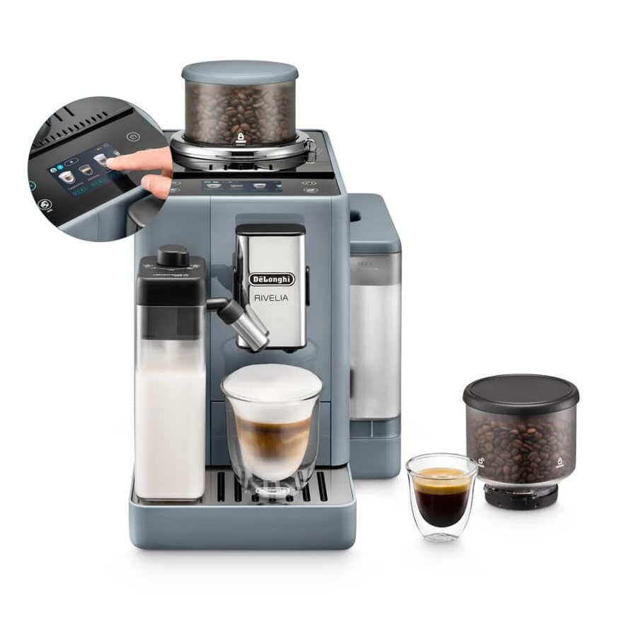 De'Longhi Rivelia EXAM440.55.G Coffee Machine, grey