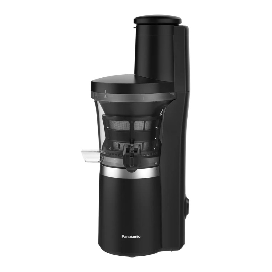 Panasonic MJ-L700KXE Slow Juicer 0.8 L, matte black