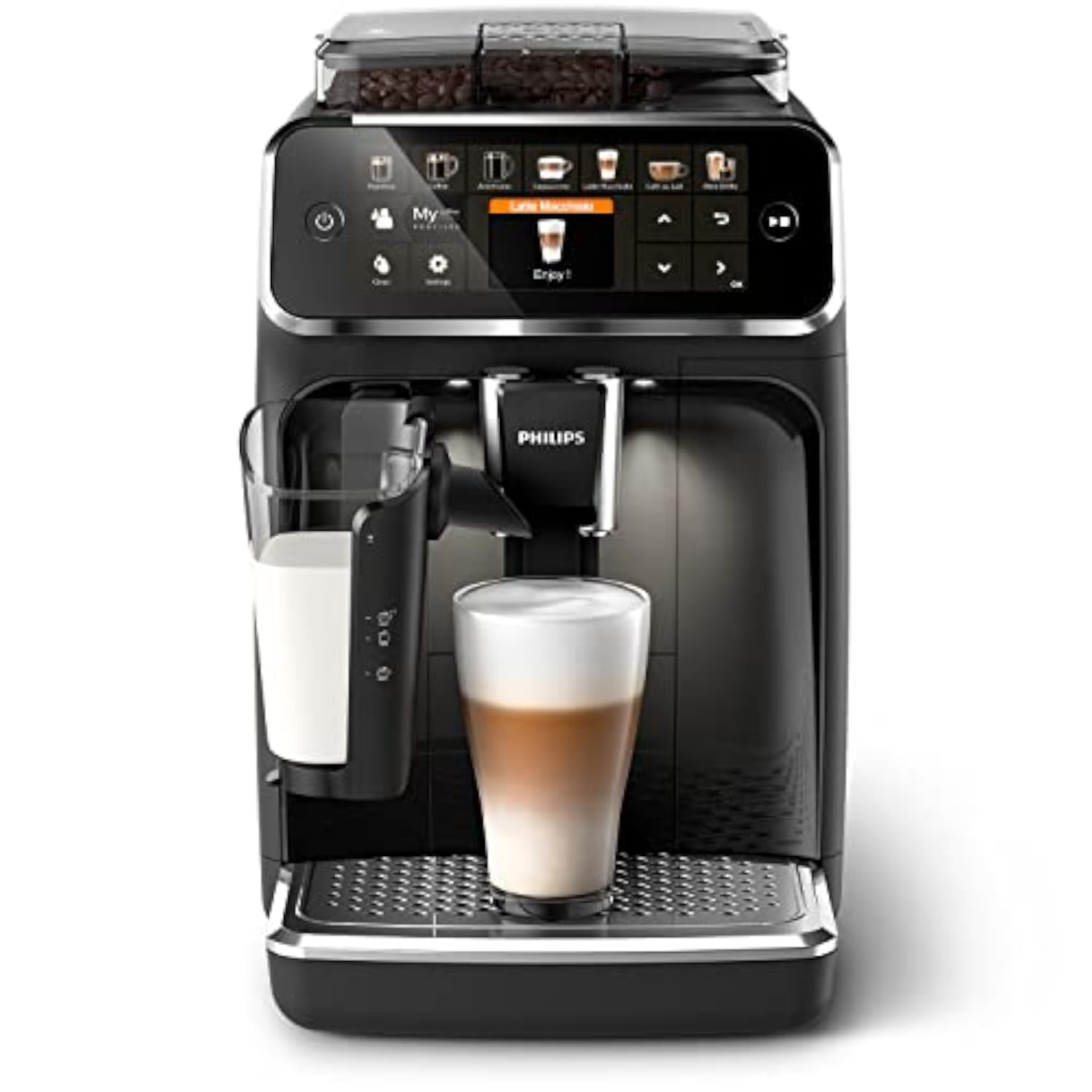 Philips Series 5400 EP5441/50 Coffee Machine, LatteGo, black