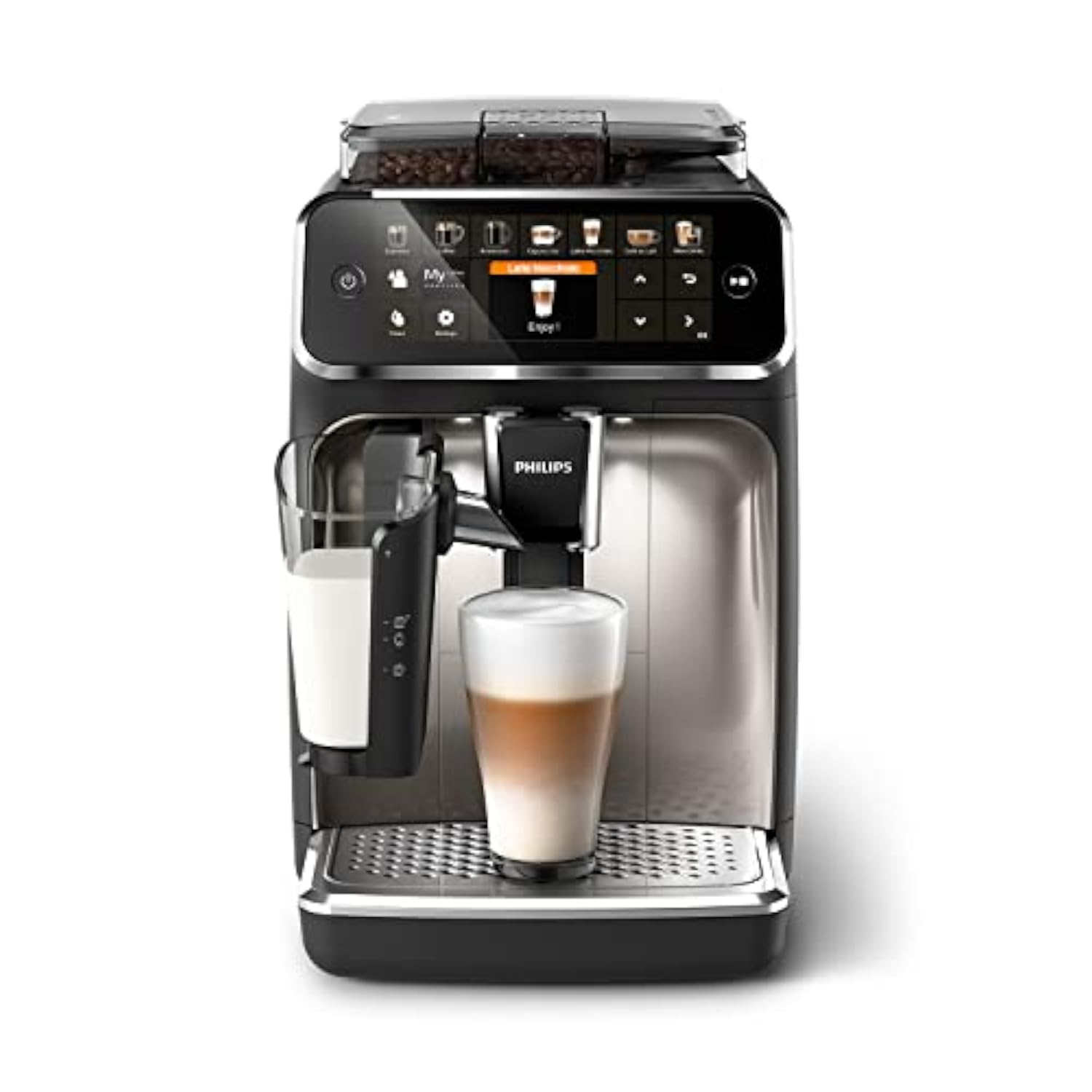Philips Series 5400 EP5447/90 Coffee Machine, LatteGo, 12 recipes